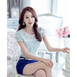 blouse wanita korea T2455