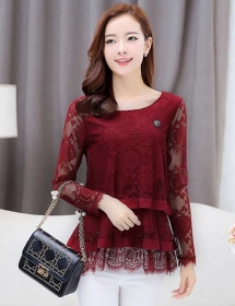 blouse brukat korea T2456