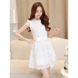 dress wanita korea D2532