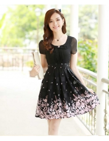 dress wanita import D2536