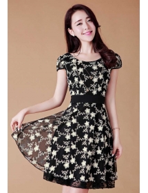 dress wanita import D2543