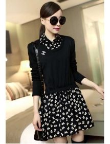 dress wanita import D2556