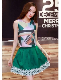 setelan wanita korea D2566