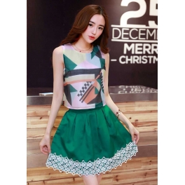 setelan wanita korea D2566