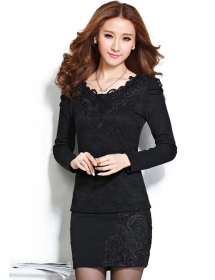 blouse korea lengan panjang T2478