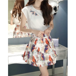 setelan wanita korea D2598