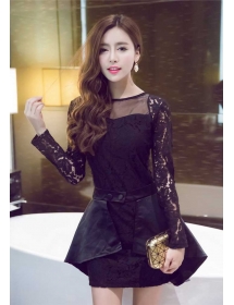 dress brukat import D2616