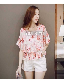 blouse wanita korea T2515