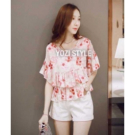 blouse wanita korea T2515