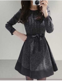 dress wanita korea D2644