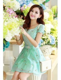 dress wanita korea D2650