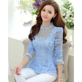 blouse brukat korea T2521