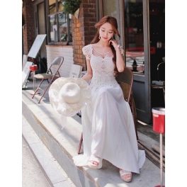 long dress korea D2654