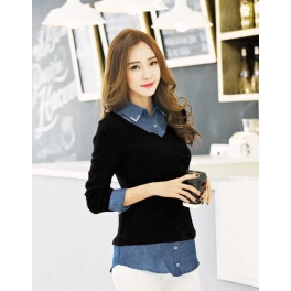 blouse wanita korea T2528