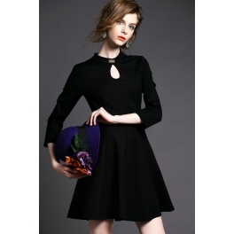 dress wanita korea D2655