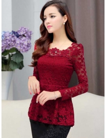 blouse brukat korea T2536