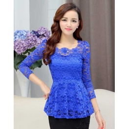 blouse brukat korea T2538