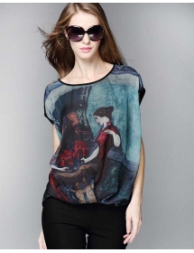 blouse wanita import T2542