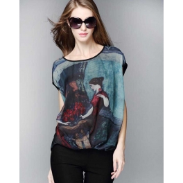 blouse wanita import T2542