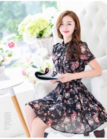 dress wanita korea D2678