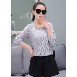 blouse brukat korea T2555