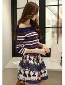 setelan wanita korea D2679