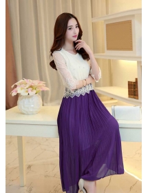 midi dress korea D2687