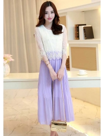 midi dress korea D2688