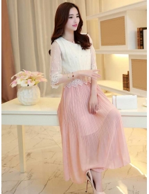 midi dress korea D2690