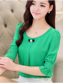 blouse chiffon import T2563