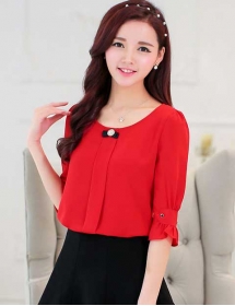 blouse chiffon import T2564