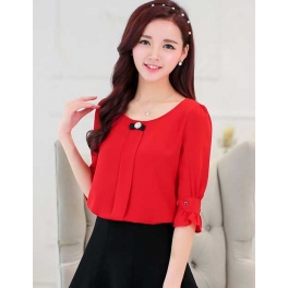 blouse chiffon import T2564