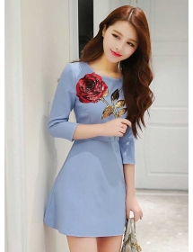 dress korea D2697