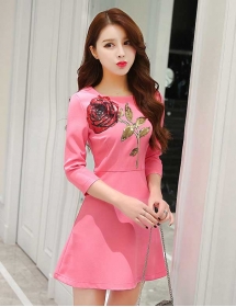 dress korea D2698