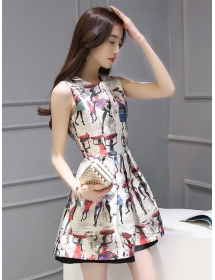 dress korea D2711