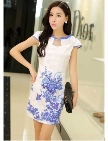 dress wanita import D2742