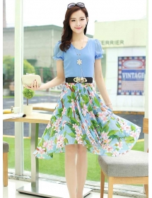 dress chiffon D2747