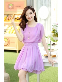 dress chiffon import D2759