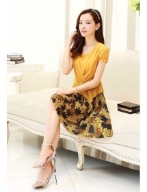 dress chiffon import D2770