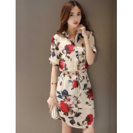 dress wanita korea D2779