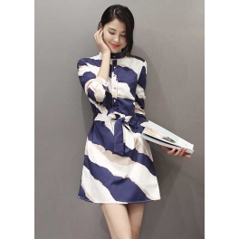 dress wanita korea D2795