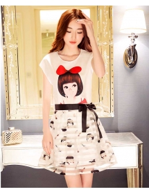 setelan wanita korea D2796