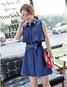 dress wanita korea D2802