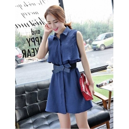 dress wanita korea D2802