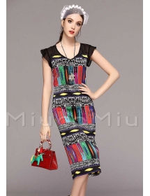 midi dress etnik D2812