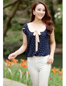 blouse chiffon import T2690