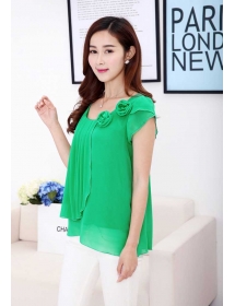 blouse chiffon import T2707