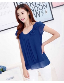 blouse chiffon import T2706