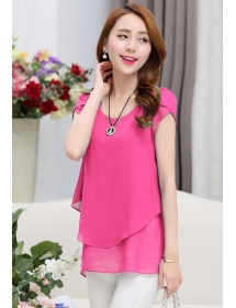 blouse chiffon import T2733