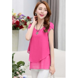 blouse chiffon import T2733